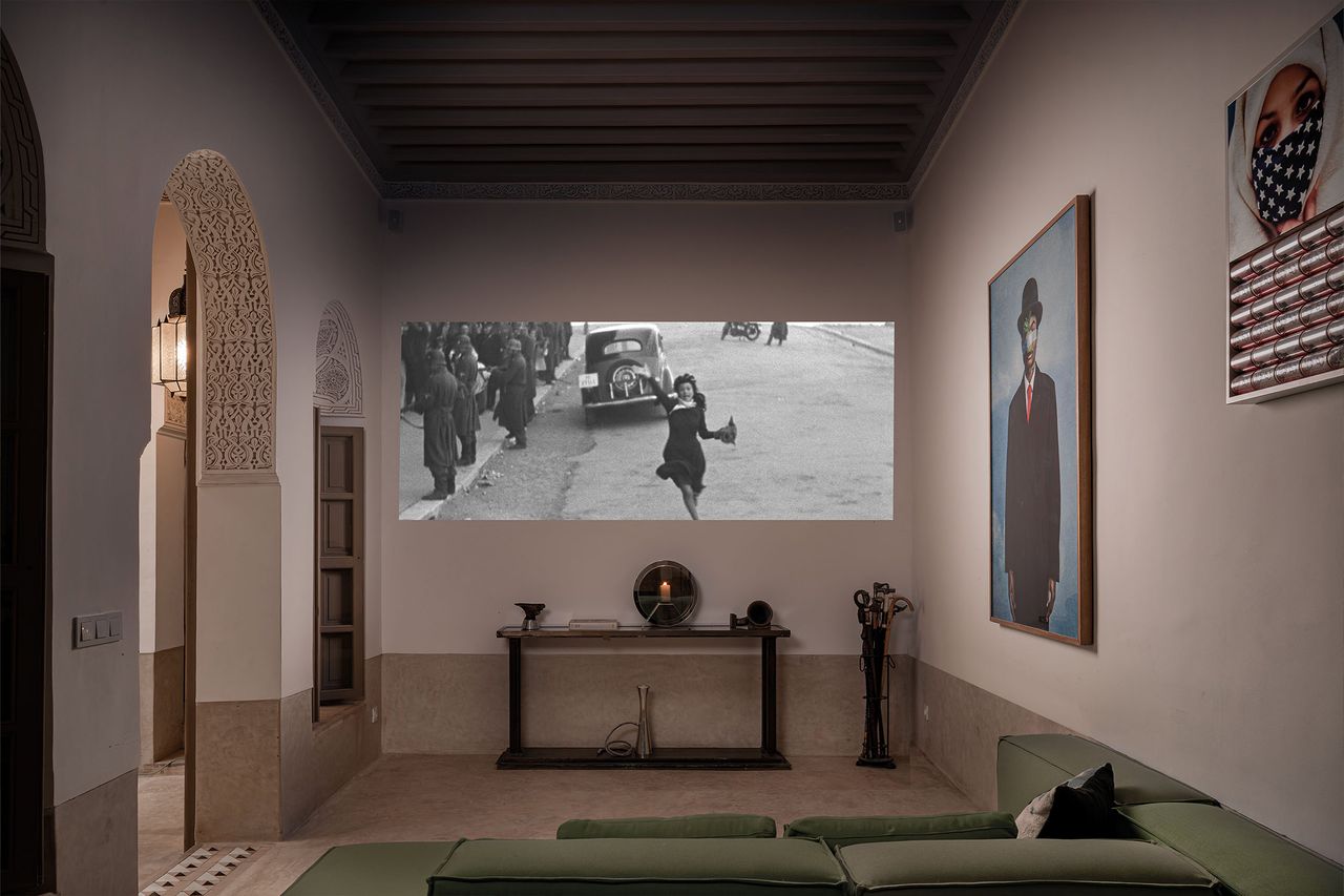 The cinema room
